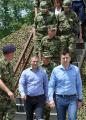 Exercise at the Ravnjak military complex near Krusevac